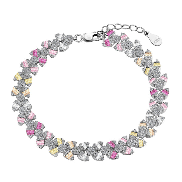 <CHIBA>Dainty Exquisite Flower Shape Daily Bracelet