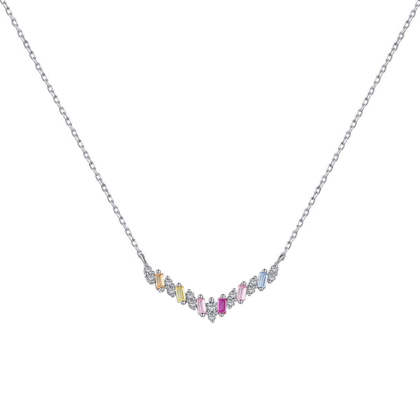 <CHIBA>Dazzling Rainbow Necklace