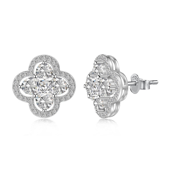 <CHIBA>Lucky Four-Leaf Clover Exquisite Earrings