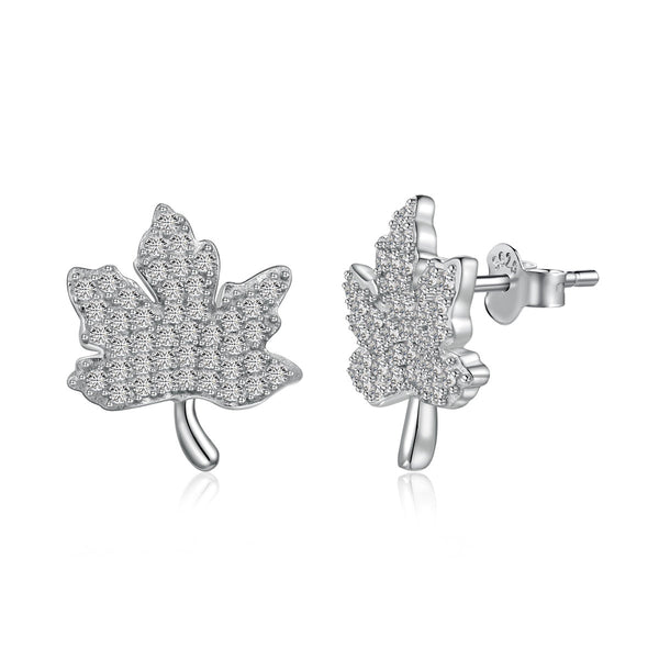 <CHIBA>Exquisite Maple Leaf Design Earrings