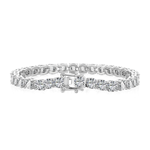 <CHIBA>Ornate Sparkling Round Cut Wedding Bracelet