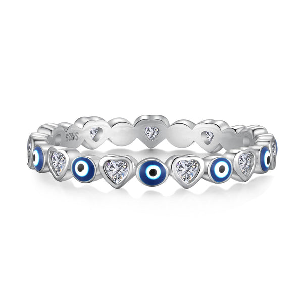 <CHIBA>Radiant Colorful Round Shape Daily Ring