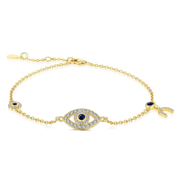 <CHIBA>Dainty Eye Shape Necklace