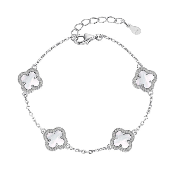 <CHIBA>Four-Leaf Clover Exquisite Bracelet