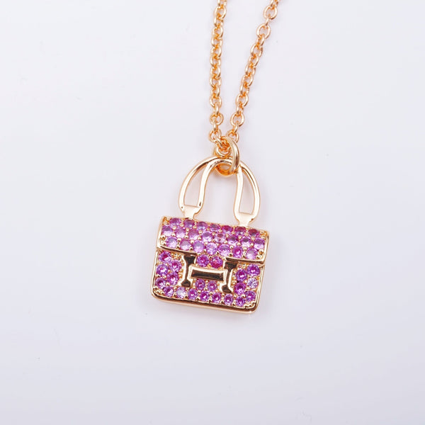 <CHIBA>CONSTANCE PEDANT PURPLE DIAMOND NECKLACE