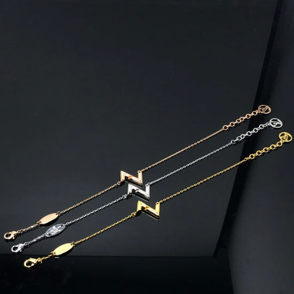 <CHIBA>VOLT LV LOGO BRACELET