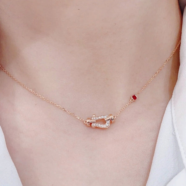 <CHIBA>FORCE 10 DIAMOND PINK GOLD NECKLACE