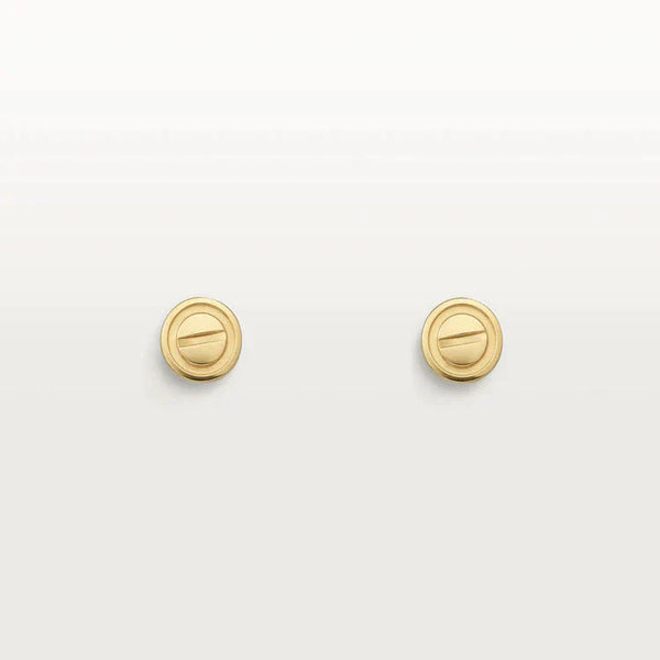 <CHIBA>LOVE EARRINGS GOLD 10MM