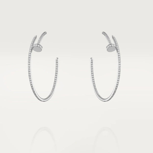 <CHIBA>JUSTE EARRINGS FULL DIAMONDS 1.8MM