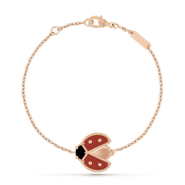 <CHIBA>LUCKY SPRING 1 MOTIF ROSE GOLD BRACELET