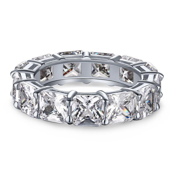 <CHIBA>Elegant Princess Cut Tennis Ring