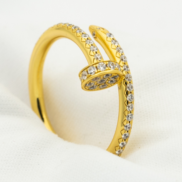 <CHIBA>JUSTE RING 1.8MM GOLD DIAMONDS