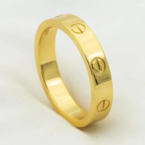 <CHIBA>LOVE RING 4MM 1 DIAMOND GOLD