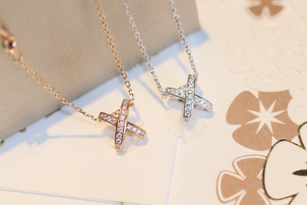 <CHIBA>JEUX DE DIAMOND NECKLACE