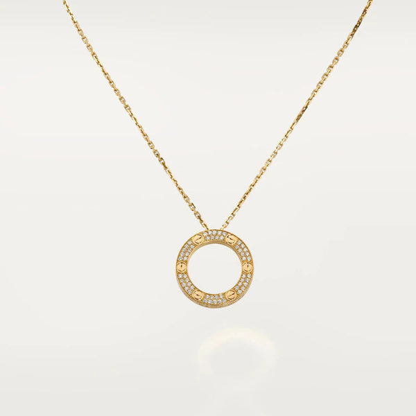 <CHIBA>LOVE NECKLACE ADJUSTABLE ROSE GOLD