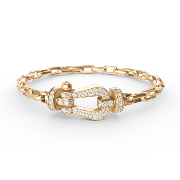 <CHIBA>FORCE LARGE HORSESHOE CLASP  METAL BRACELET