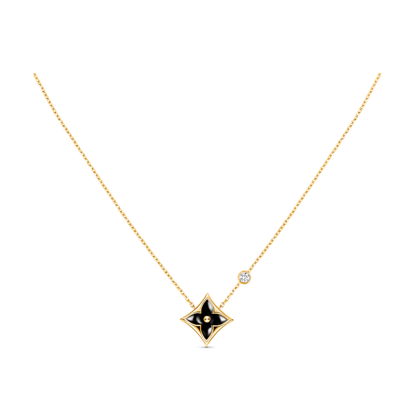 <CHIBA>STAR BLACK MOP NECKLACE