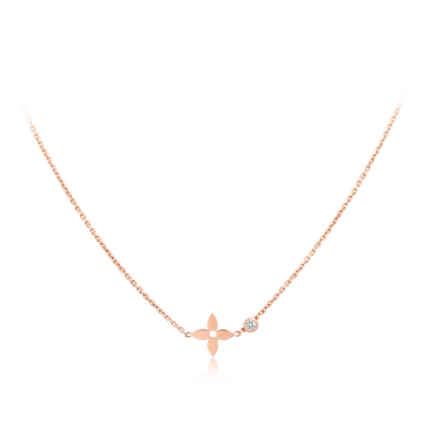 <CHIBA>BLOSSOM PENDANT PINK GOLD AND DIAMOND
