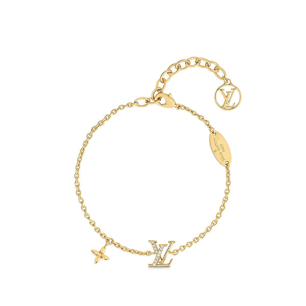 <CHIBA>LOGO STAR MOTIF GOLD BRACELET