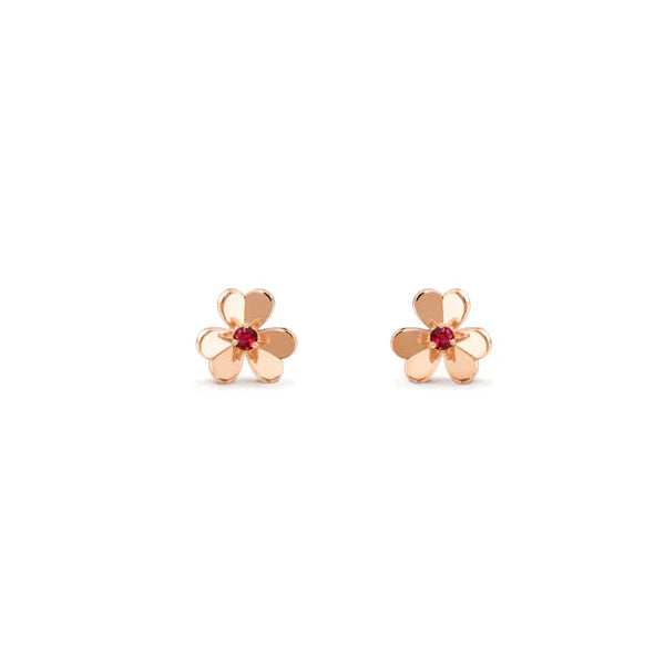 <CHIBA>FRIVOLE  FLOWER PINK EARRINGS