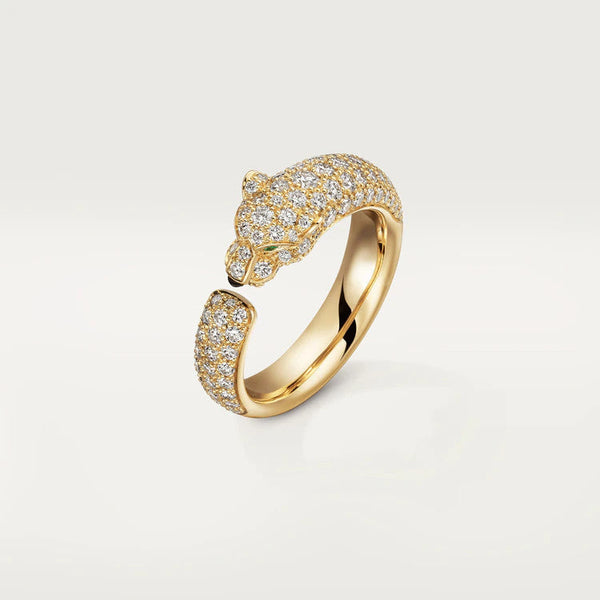 <CHIBA>PANTHERE PINK GOLD DIAMOND RING