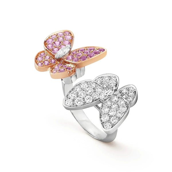 <CHIBA>TWIN BUTTERFLY DIAMOND RING